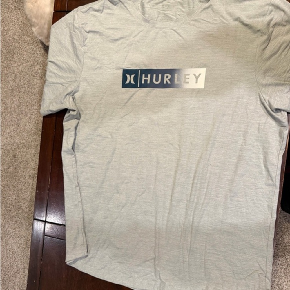 Hurley Light Gray Short Sleeve Tee